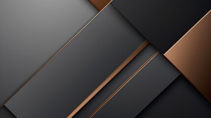 Modern dark orange overlapping dimension line bar design, technological background - obrazy, fototapety, plakaty