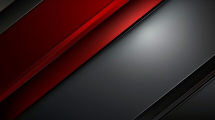 Modern dark red overlapping dimension line bar design, technological background - obrazy, fototapety, plakaty