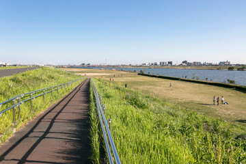 江戸川河川敷緑地（千葉県市川市大和田５丁目）