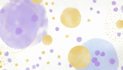 透明感のある美しい紫のカード、水彩風イラスト素材