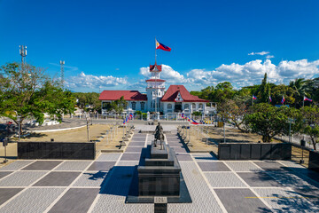 Kawit, Cavite, Philippines - Aerial of Emilio Aguinaldo Shrine and Freedom Park.