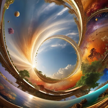 A star map designed for multidimensional space travel.