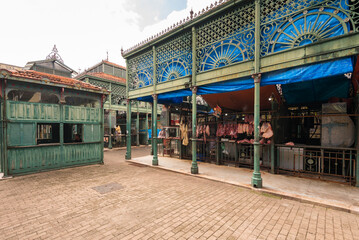 Municipal Market, Part of the Ver o Peso Complex, Used as Meat Market in Belem City in North of Brazil