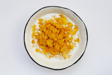Cornflake cereal for morning breakfast