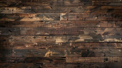 A wooden plank wall with a distressed finish, adds warmth and character to the background.