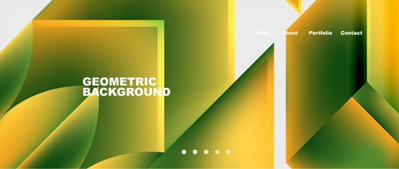 Glassmorphism geometric abstract background. Vector Illustration For Wallpaper, Banner, Background, Card, Book Illustration, landing page