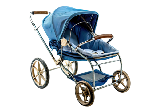 baby stroller isolated on Transparent