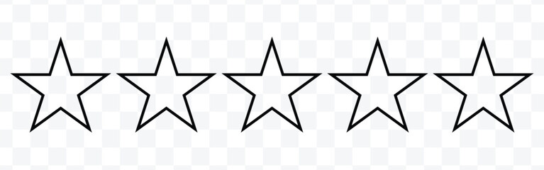 Star icon. Vector  isolated five stars. Customer feedback concept. Vector 5 stars rating review. Quality shape design 3 9 - obrazy, fototapety, plakaty