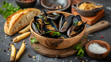 Moules Marinières: A Mussel & White Wine Symphony