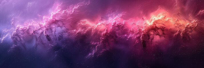A vibrant purple and pink nebula background with swirling clouds creating an otherworldly atmosphere for the video title card. Created with Ai