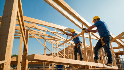 Roofer Carpenter Working  - 774593005