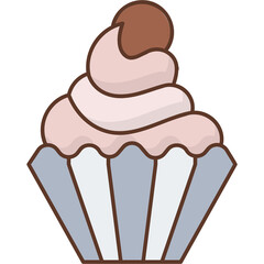 Cupcake Sticker