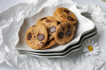 Popular cookies in Malaysia during celebration of Eid Mubarak (Hari Raya) on white background.