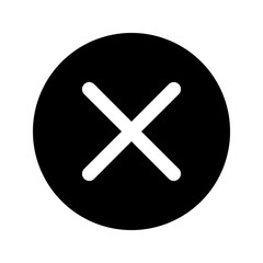 Fototapeta premium failed glyph icon