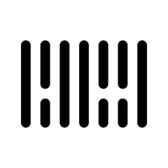 barcode glyph icon