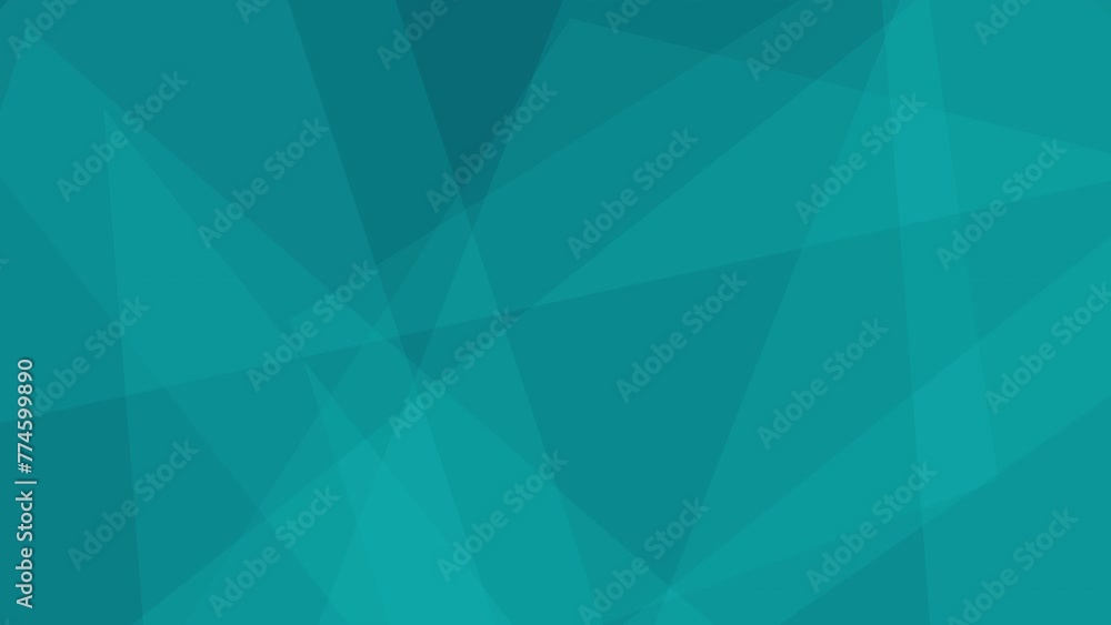 Aufkleber abstract green modern background with triangle shapes, dynamic futuristic backdrop animation