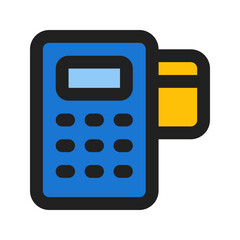 pos terminal line color icon