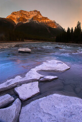 Athabasca Falls, Rocky Mountains, Alberta, Canada