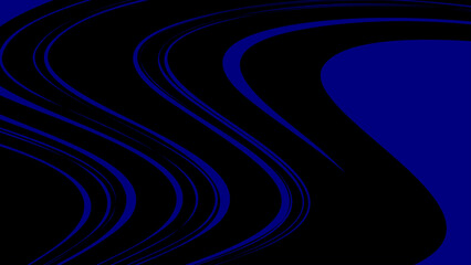 blue and black abstract fluid background wavy line