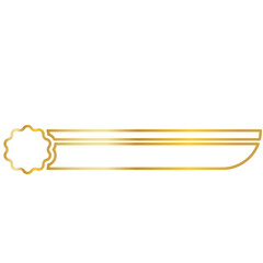 Title Banner Gold