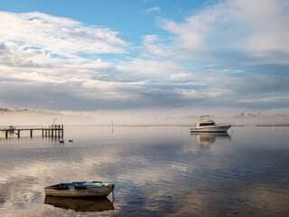 Misty Morning Anchorage
