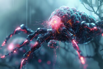 Nanotechnology Nanobot DNA Repair Module in Action