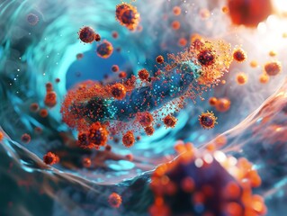 Nanotechnology Nanobot DNA Repair Module in Action