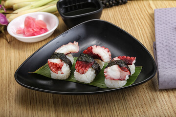 Japanese cuisine - sushi with octopus