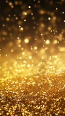 Fototapeta na wymiar Beautiful golden sand grain texture luxury dreamy particle background 