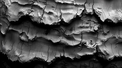 **: A detailed shot of a tree bark with intricate patterns and textures. - obrazy, fototapety, plakaty
