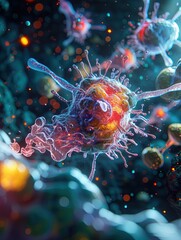 Nanotechnology medicine Microscopic Marvel: Nanobots Delivering Precision Medicine,Nanobots Deploying Therapeutic Payloads