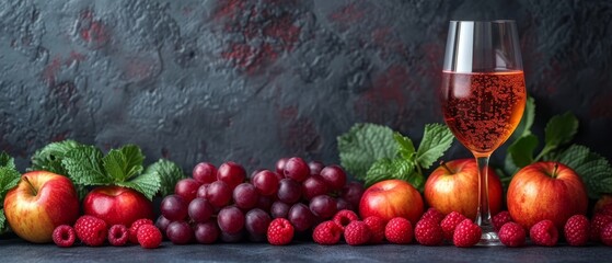  1 A bunch of berries .2 Two bunches of raspberries - obrazy, fototapety, plakaty