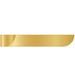 Title Gold Banner Template