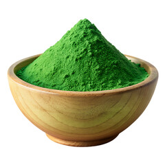 Vibrant green pigment powder