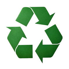 Fototapeta premium paper craft design of recycle icon