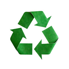 Obraz premium paper craft design of recycle icon