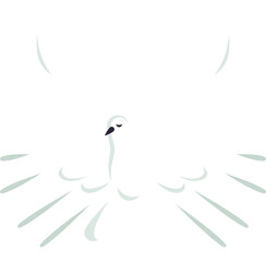 White Dove is a symbol of  peace in the world
