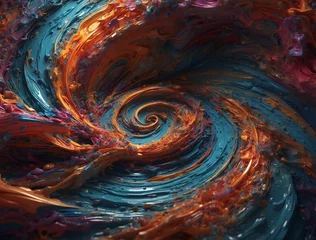 Möbelaufkleber abstract fractal background © Eric