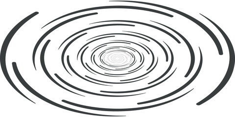 Spiral sound wave rhythm line dynamic abstract vector background.