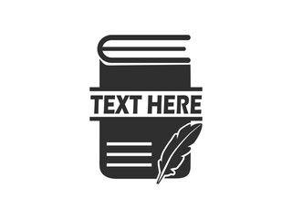 Elegant Poetry Monogram Logo, Vintage Monogram for Poetic Identity, Poetry Emblem Design, Author Logo, Classic Emblem for Poetic Branding, Poetry Inspired Monogram Logo, Monogram Logo with Literary