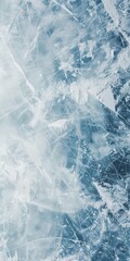 Blue Frost Crystal Abstract Texture