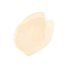 Hand painted watercolor on white background