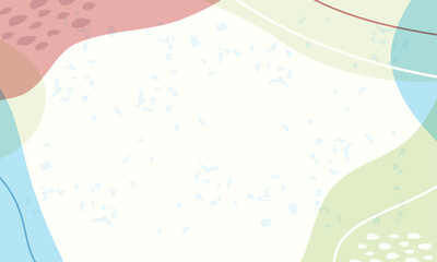 Hand drawn flat design abstract doodle background