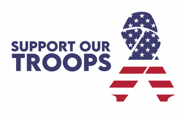 lets support our troops united states of america