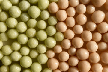 Homeopathic balls on the surface.