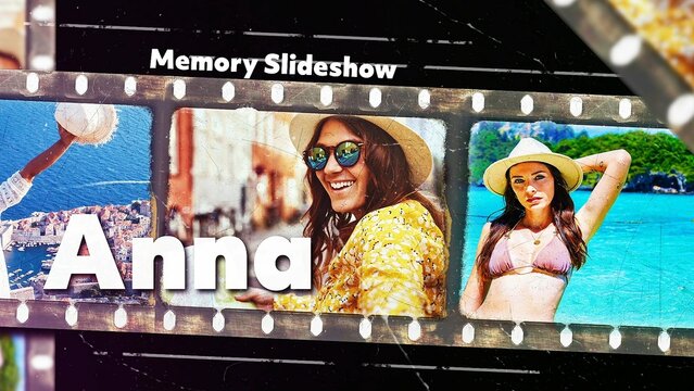 Throwback Memory Film Roll Slideshow