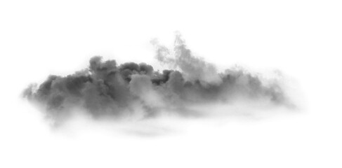Clouds, Cloud Backgrounds, Clouds set isolated on black background. White cloudiness, mist or smog background.