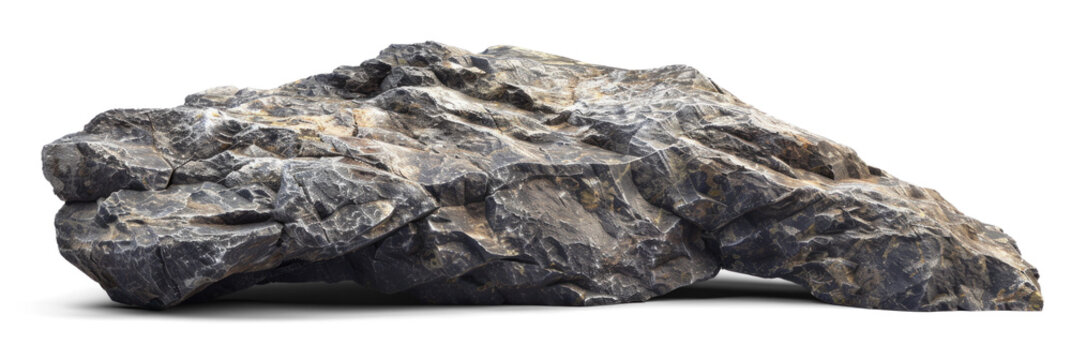 Detailed Rock Stone Texture, png file of isolated cutout object on transparent background