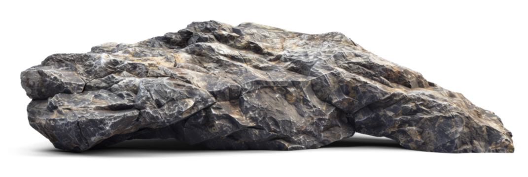 Detailed Rock Stone Texture, png file of isolated cutout object on transparent background