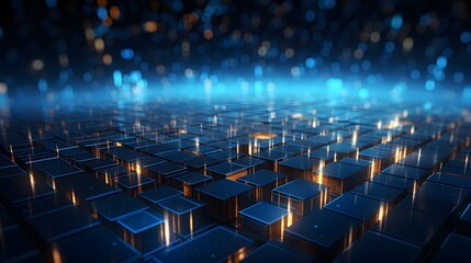 Fototapeta premium Abstract Design Background, Technological lines, sense of lines, BigData, blue, enterprise big data, technological sense in the future. For Design, Background, Cover, Poster, Banner, PPT, KV design, W